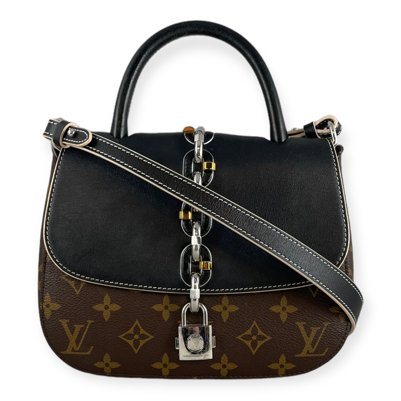Shop Louis Vuitton Monogram Lambskin 2WAY Chain Logo Shoulder Bags (M21661)  by CITYMONOSHOP
