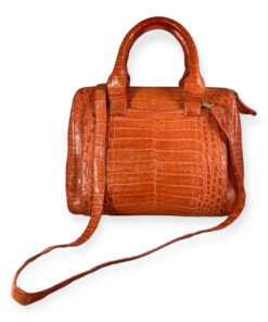 Nancy Gonzalez Crocodile Top Handle Bag in Orange 15