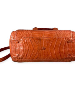 Nancy Gonzalez Crocodile Top Handle Bag in Orange 17