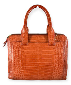 Nancy Gonzalez Crocodile Top Handle Bag in Orange 12