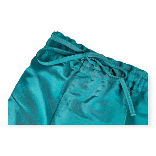 Valentino Silk Shorts in Green 40 1