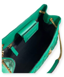 Versace Medusa Quilted Tote in Green 17