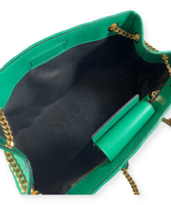 Versace Medusa Quilted Tote in Green 18
