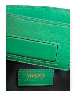 Versace Medusa Quilted Tote in Green 16