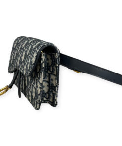 Dior Oblique Saddle Belt Bag in Blue 16