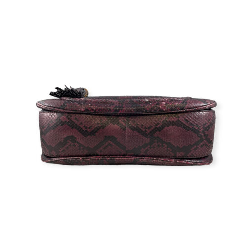 Gucci Bamboo Python Top Handle Bag in Wineberry 6