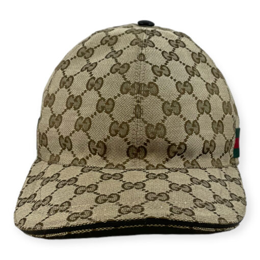 Gucci GG Canvas Baseball Hat in Brown 1