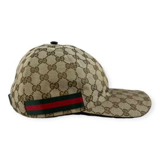 Gucci GG Canvas Baseball Hat in Brown 3