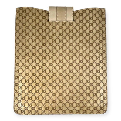 Gucci Guccissima iPad Case in Gold 2