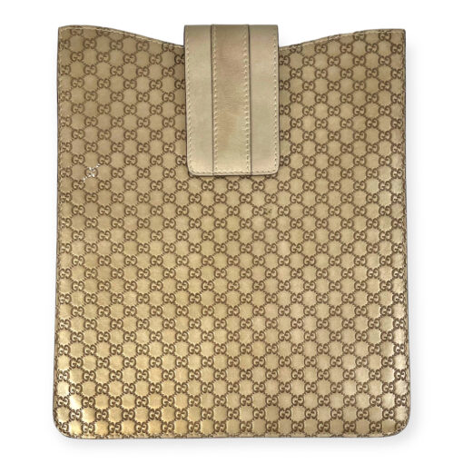 Gucci Guccissima iPad Case in Gold 1