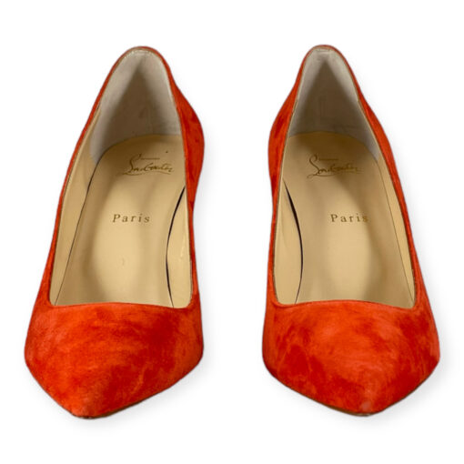 Christian Louboutin Kate Suede Pumps in Mango 40.5 3