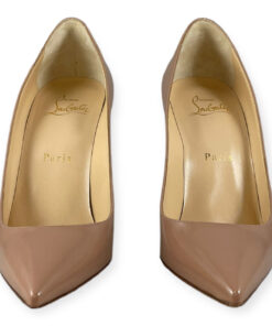 Christian Louboutin Patent So Kate Pumps in Nude 37.5 10