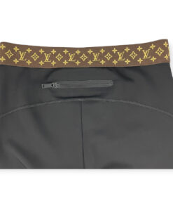 Louis Vuitton Black Neoprene Monogram Elastic Waist Leggings S Louis Vuitton