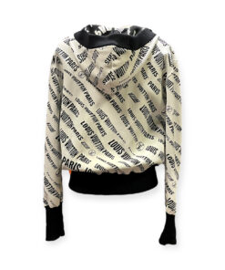 Louis Vuitton Signature Jacquard Hoodie in White & Black Small 13