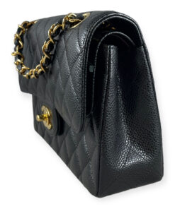 Chanel Caviar Quilted Small Double Flap Bag in Black 16