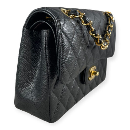 Chanel Caviar Quilted Small Double Flap Bag in Black 4