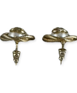 Chanel Pearl Halo Stud Earrings in Gold 12