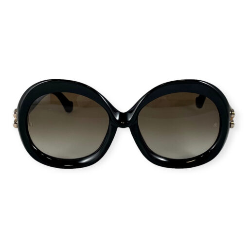 Balenciaga Round Sunglasses in Black 1