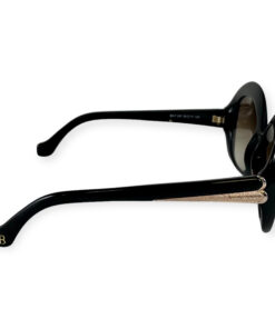 Balenciaga Round Sunglasses in Black 12