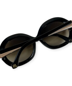 Balenciaga Round Sunglasses in Black 10