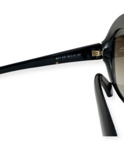Balenciaga Round Sunglasses in Black 15