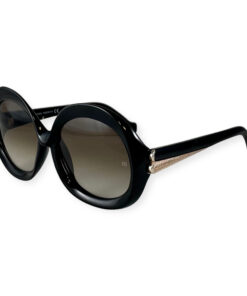 Balenciaga Round Sunglasses in Black 16