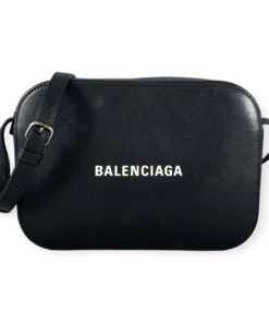 Balenciaga Small Logo Everyday Camera Bag in Black 9