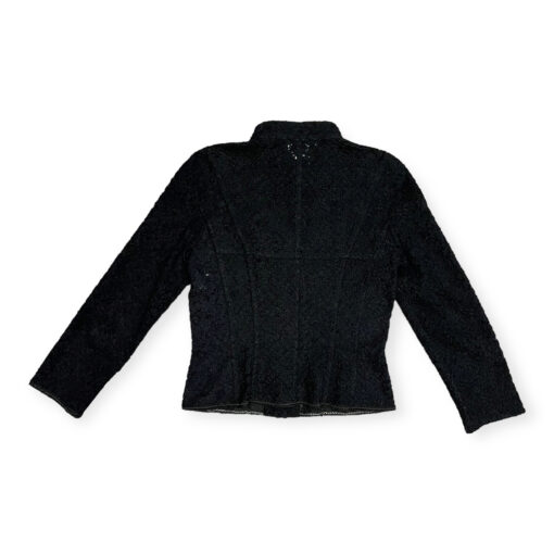 Chanel Embroidered Boucle Jacket in Black 44 3