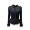 Size 44 | Chanel Embroidered Boucle Jacket in Black
