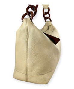 Chanel Wood Link Shoulder Bag in Beige 14