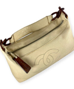 Chanel Wood Link Shoulder Bag in Beige 16