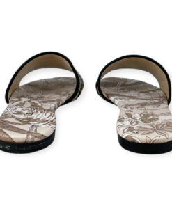 Dior DWAY Slides Sandals in Black & Tan 36 11