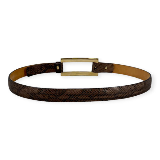 Gucci Snakeskin Belt in Brown 70/28 3