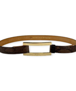 Gucci Snakeskin Belt in Brown 70/28 6