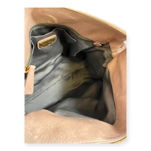 Miu Miu Vitello Lux Bow Bag in Nude 9