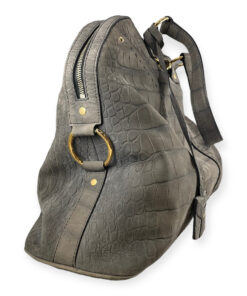 Saint Laurent Embossed Muse Shoulder Bag in Gray 12