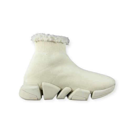 Balenciaga Speed 2.0 High-Top Sneakers in Ivory 36 2