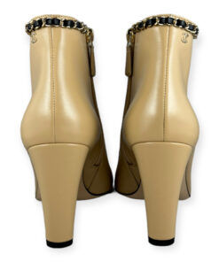 Chanel Cap Toe Studded Booties in Beige Size 40.5 12