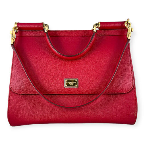 Dolce & Gabbana Miss Sicily Large Satchel in Red 1