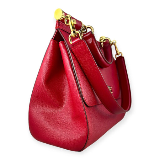 Dolce & Gabbana Miss Sicily Large Satchel in Red 3