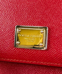 Dolce & Gabbana Miss Sicily Large Satchel in Red 15
