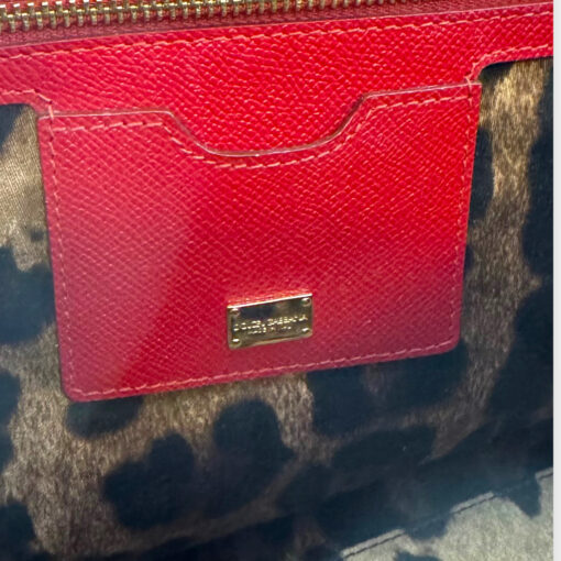 Dolce & Gabbana Miss Sicily Large Satchel in Red 8