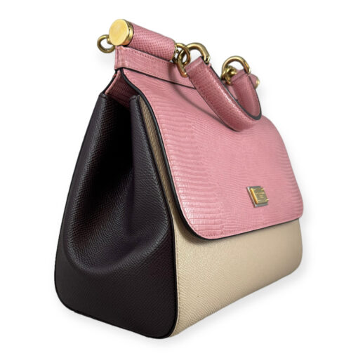 Dolce & Gabbana Miss Sicily Medium Tricolor Handbag 4