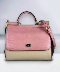 Dolce & Gabbana Miss Sicily Medium Tricolor Handbag 26