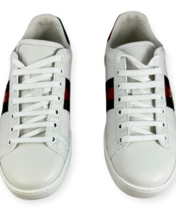 Gucci Ace Bee Sneakers in White Size 38 12