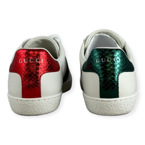 Gucci Ace Bee Sneakers in White Size 38 6