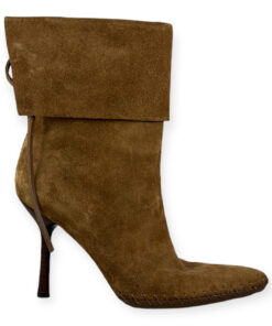 Gucci Suede Booties in Scotch 36.5 8