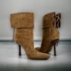 Size 36.5 | Gucci Suede Booties in Scotch
