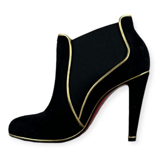 Christian Louboutin Suede LouLou 85 Booties in Black 40 1