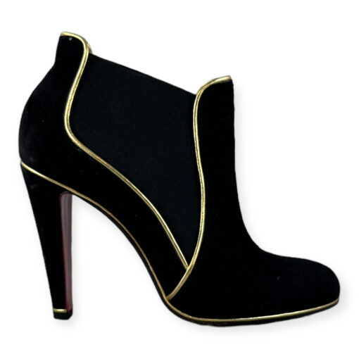 Christian Louboutin Suede LouLou 85 Booties in Black 40 2